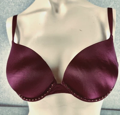 Sutiã Victoria Secret muito sexy push-up 38B acolchoado com aro marrom pré-próprio - Imagem 1 de 4