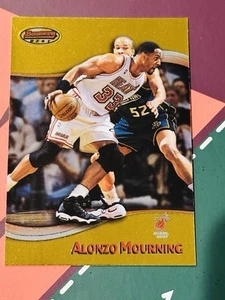 1998-99 Bowman's Best #98 Alonzo Mourning Miami Heat - Picture 1 of 2