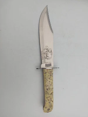 Custom Made Michael V Prater Bowie Knife Mammoth Series "20,000+" Logo  - Image 1 of 4