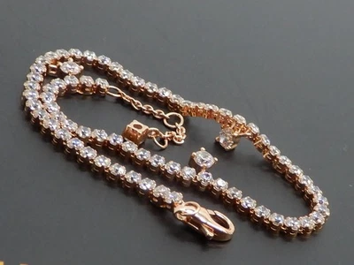 Pandora Rose Gold Timeless Sparkling Drops Tennis Bracelet 582401C01 - Image 1 of 4