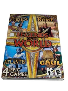 Legends of the World 4 Epic Games Egypt/Rome/Atlantis/Gaul PC-CD-ROM New/Sealed - Picture 1 of 2