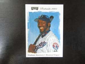 2003 Playoff Portraits Sample Promo Card # 1 Vladimir Guerrero (B17) Expos - Picture 1 of 2