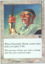 4x Venerable Monk MTG 6th Edition / Classic NM Magic Regular