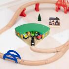 Wooden Train House Wood Train Shed for Ages 3+ Years Preschool