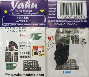 YAHU YMA3284 A-20G Late (HKM) 1/32 instrument panel - Picture 1 of 1