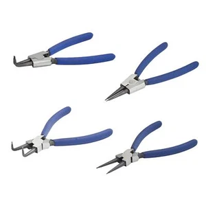 4PCS Circlip Pliers Set 6 Snap Ring Internal External Bent Nose 150mm Tool - Picture 1 of 12