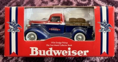 Budweiser- 1936 Dodge Pickup(Collector Bank), 1:25 #72066 - Image 1 of 4