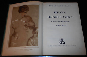 1927 ILLUSTRATED BOOK ARTIST HENRY FUSELI MAGIC SUPERNATURAL LIGHT & SHADOW NUDE