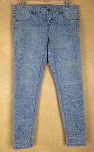 Billabong Jeans Size 29 Seeker Geometric Pattern Denim MSRP $68. NWT Skater - Picture 1 of 12