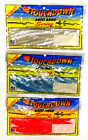 Touchdown Moo Mou Series Scented 45 Split Tail Shad Three Color Pack Set