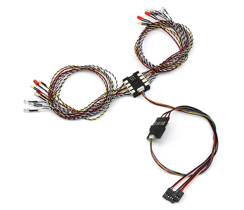 Complete 16 LED (5mm) Lighting System w/ Multi-Mode for 1/10 Scale RC Vehicles - Image 1 of 4