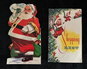 Vintage 1952 Bank Promo Christmas Shopping List Monroe WI Commercial Bank - Picture 1 of 5