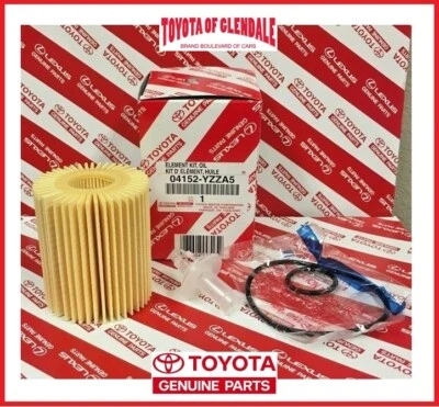 TOYOTA 4RUNNER, FJ CRUISER, JUEGO DE FILTRO DE ACEITE TUNDRA DE (1) ORIGINAL OEM 04152-YZZA5 Foto 1 de 2