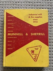 1979 Munnell & Sherrill Industrial Mill & Fire Supplies Hardcover Katalog Buch - Bild 1 von 11