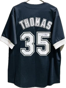 Frank Thomas Autograph Signed White Sox HOF 2014 Baseball Jersey JSA Authentic - Picture 1 of 4