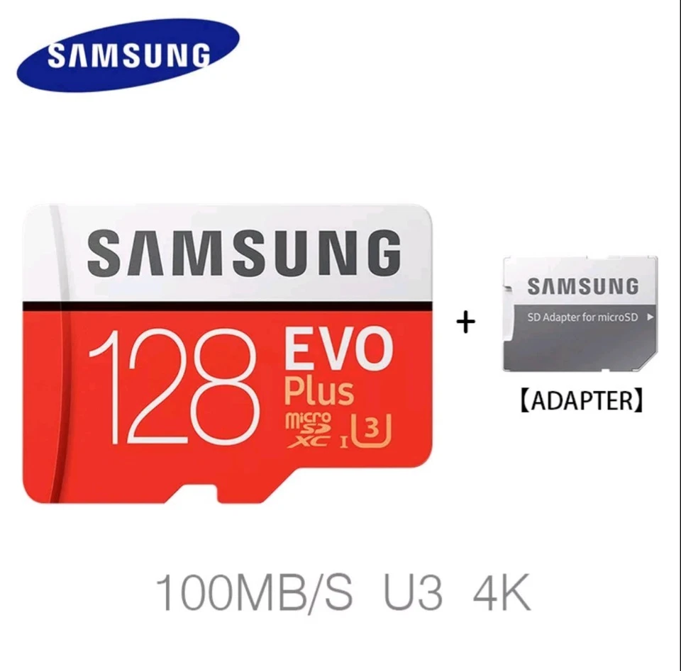 Samsung Evo Plus 128GB Micro sd SDXC Clase10 U3+adaptador Samsung  - Immagine 1 di 2