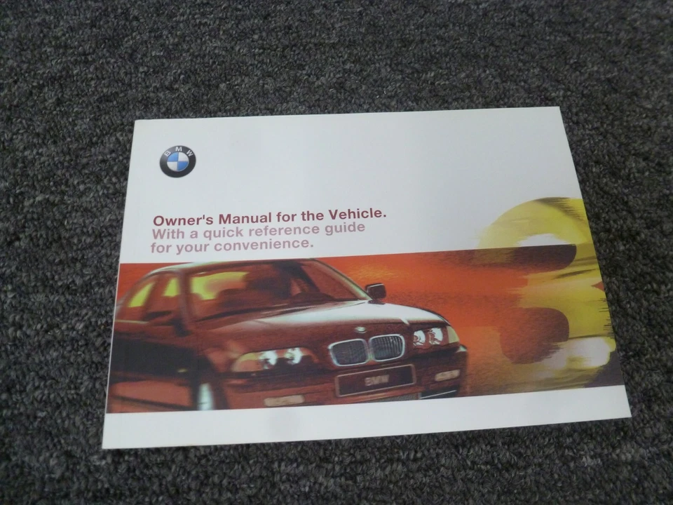 BMW 325i 325xi 330i 330xi 2001 sedán manual del operador del propietario guía del usuario Foto 1 de 1