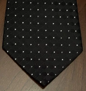 Apt. 9 Black 100% Silk Men’s Neck Tie Made In China - Picture 1 of 9