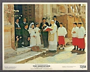 THE GODFATHER 1972 ORIGINAL 8 x 10 Mini LOBBY CARD NSS #72/54 Wedding in Sicily! - Picture 1 of 2