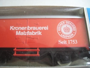 Marklin HO 4415-85023 DB Kronen-Brauerei Laupheim Kuhlwagen in original box LNIB - Picture 1 of 4