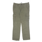 CAMPUS Cargo Trousers Green Regular Tapered Boys W32 L30