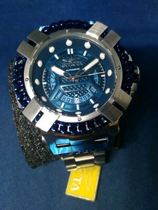 Invicta Bolt Automatic, silver/blue mod 38030 men's wristwatch - Picture 1 of 10