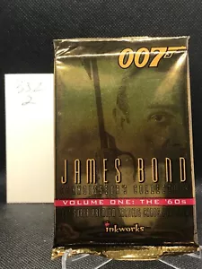 James Bond Connoisseurs Collection Volume One. 1 Sealed Pack. 1996. Ink works. - Picture 1 of 2