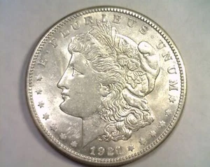 1921-S MORGAN SILVER DOLLAR UNCIRCULATED UNC. NICE ORIGINAL COIN FROM BOBS COINS - Picture 1 of 2