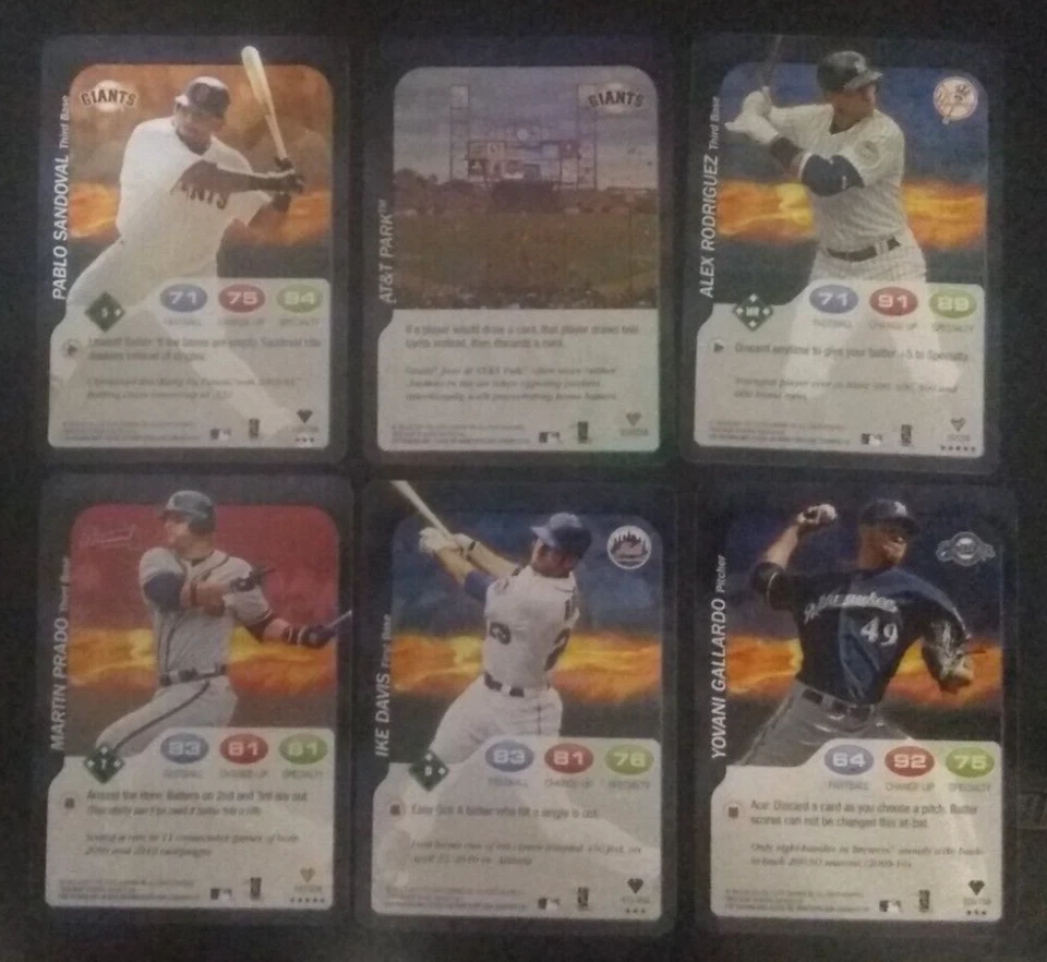 2011 Topps Attax Baseball Game Cards, Pack of 6 Includes AT&T Park #233 - Image 1 of 1