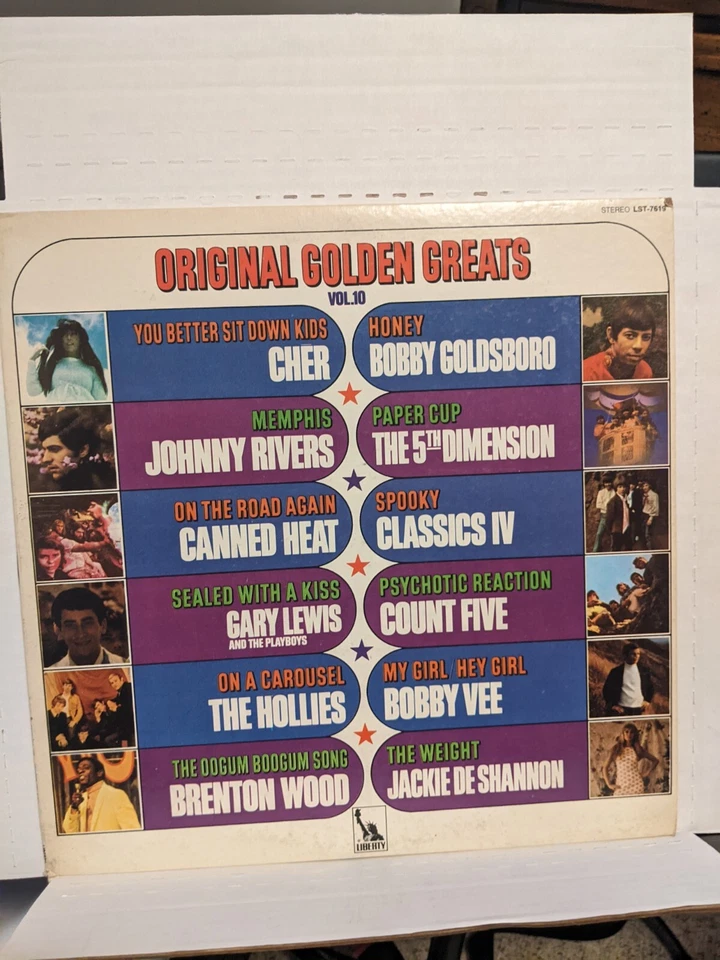 33 LP Various artists: ~Original Golden Greats Vol. 10~ Liberty (EX) - Image 1 of 4