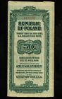 Postgeschichte Polen US-Dollar Goldanleihe Circ 1920 National City Bank New York