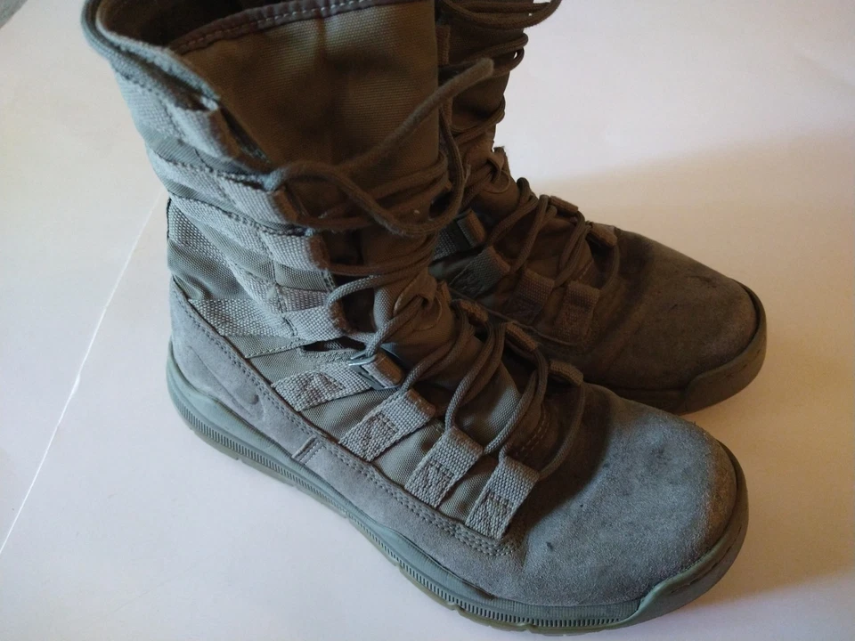Nike Boots Mens 6.5 Sage Green SFB  Army Boot Hiking Outdoor Military Tactical  - Image 1 of 4