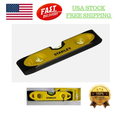 Stanley 43‑511 9‑inch Magnetic Torpedo Level, Shock Proof, Heavy Duty - Image 1 of 3