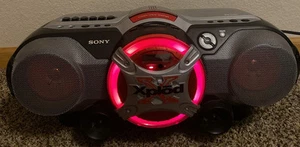 Sony Xplod Boombox CFD-G505 Radio CD Cassette - Picture 1 of 10