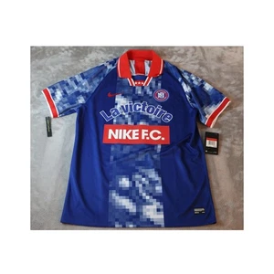 Nike F.C. Fußball Trikot Shirt Herren Large blau rot La Victoire Dri Fit 1994 Style - Bild 1 von 10