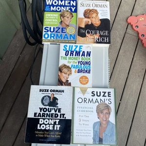 Suze Orman Books Lot of 5 Personal Finances Money Tips Courage Rich,Women &Money - Picture 1 of 6
