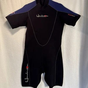 Henderson dive wear shorty wetsuit black, L, short sleeve 3mm thermoprene - Picture 1 of 10