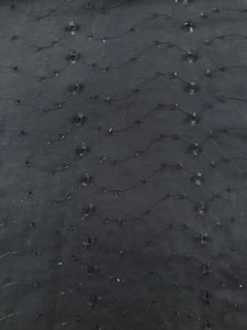 Broderie Anglaise Fabric Poly Cotton Embroidered Black Dress Fabric Material - Picture 1 of 8