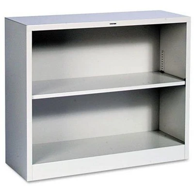 Hon Metal Bookcase - 34.5" X 12.6" X 29" - Steel - 2 X Shelf[ves] - Rust - Image 1 of 4