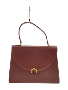 Cartier Bolso de Mano Cuero Burdeos Usado - Imagen 1 de 6