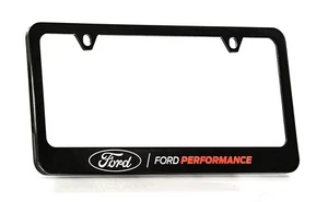 License Frame Inc. Performance Black Metal License Plate Frame Tag Holder - Picture 1 of 4