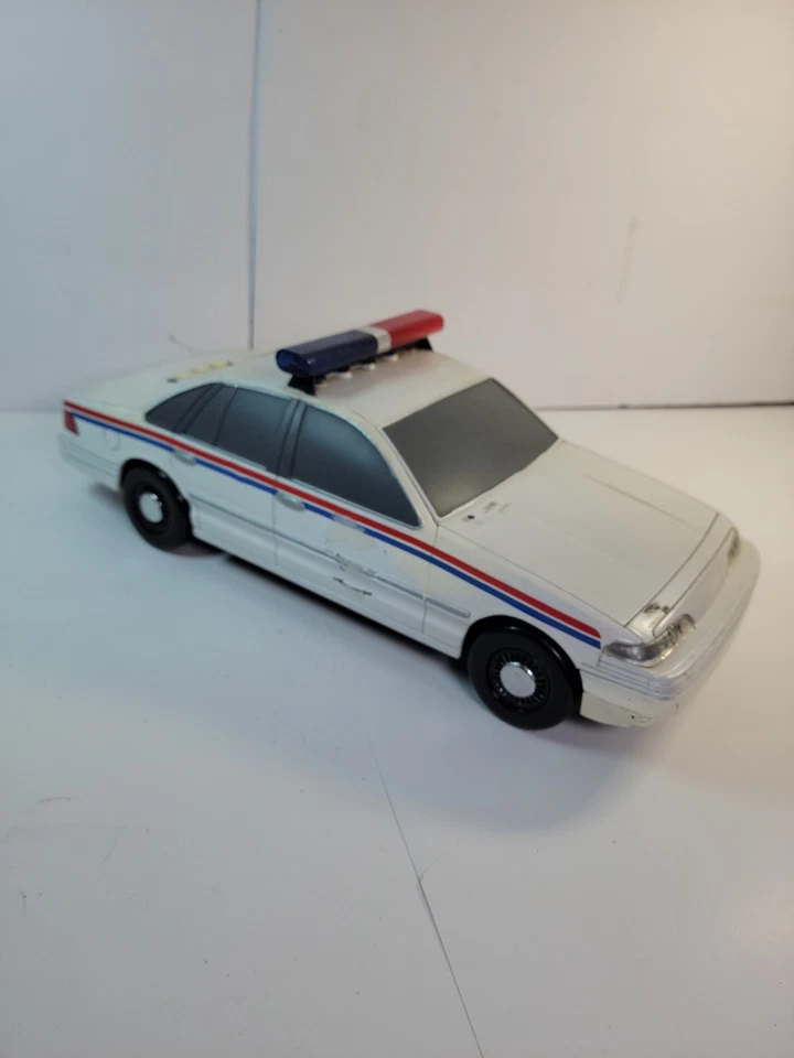 Funrise Toy Police Car 1994 Retro Cruiser Striped White Retro Desk Toy Gift - Image 1 of 4