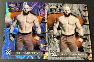2025 Topps Chrome WWE Cactus Jack Blue /125 Refractor Braun Strowman #68 - Picture 1 of 2