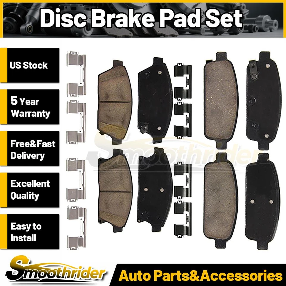 Pastillas de freno delanteras traseras para Chevrolet Trax 2019 2018 2017 2016 2015 2014 2013 Foto 1 de 3