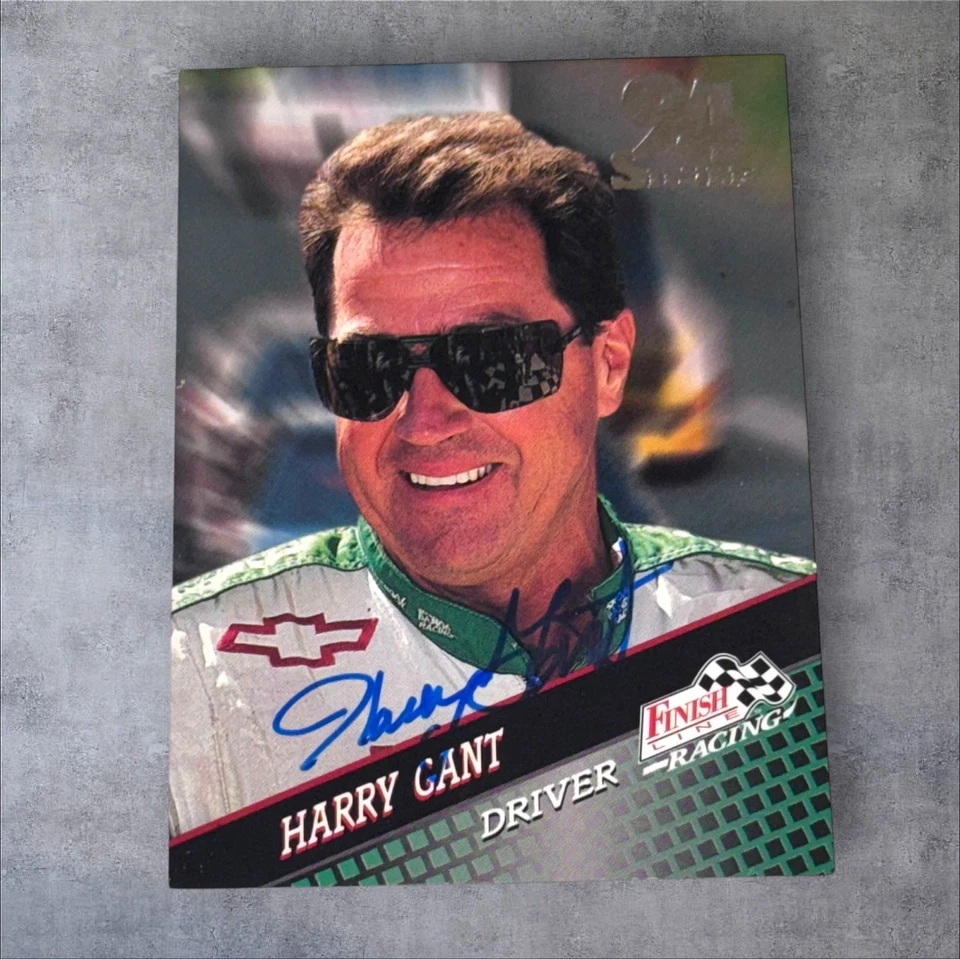 Harry Gant autographed NASCAR HOFer card 1994 FINISH LINE SILVER SERIES #138 - Image 1 of 1