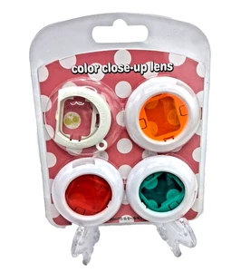 4-pack Color Close Up Lens Mini 7S/8 Instax Film Stickers Extra Lens - Picture 1 of 2