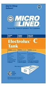 24 DVC Aerus Electrolux Canister Style 'C' Micro-Lined Paper Vacuum Cleaner Bags - Picture 1 of 3