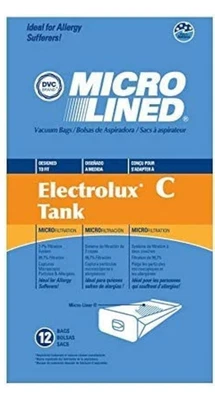 24 DVC Aerus Electrolux Canister Style 'C' Micro-Lined Paper Vacuum Cleaner Bags - Image 1 of 3