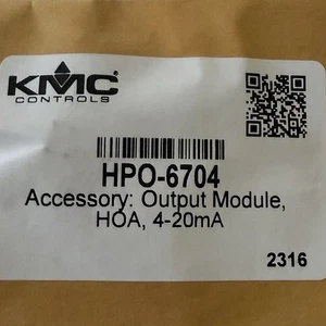 KMC Controls HPO-6704 Output Module Hand Off Auto Using 4-20mA Signal Accessory - Picture 1 of 4