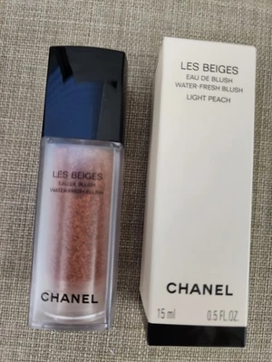Chanel Les Beiges Eau De Blush Agua Rubor Fresco LUZ MELOCOTÓN - 0,5 oz/15 ml Nuevo en caja Foto 1 de 3